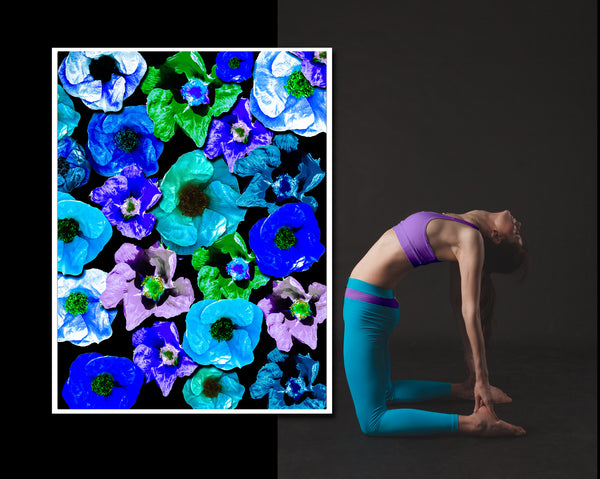 D's Beach Roses Photomontage - 4 Versions