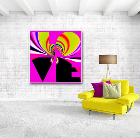 Ode to Robert Indiana: Love POP Neon - 3 Versions