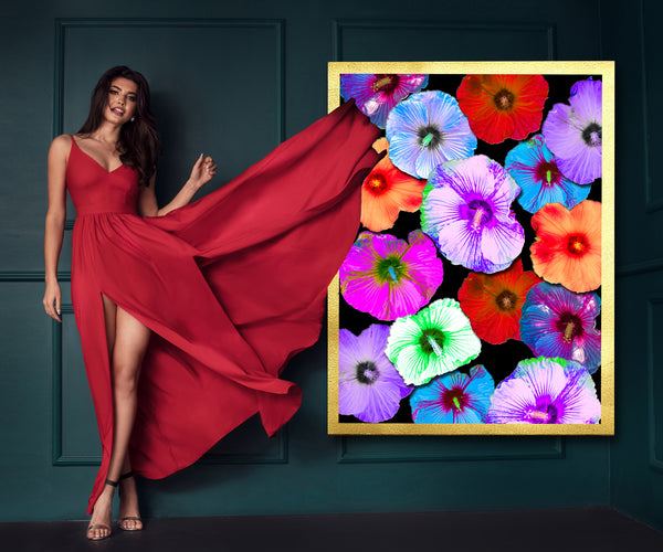FB's Hibiscus Photomontage - 5 Versions