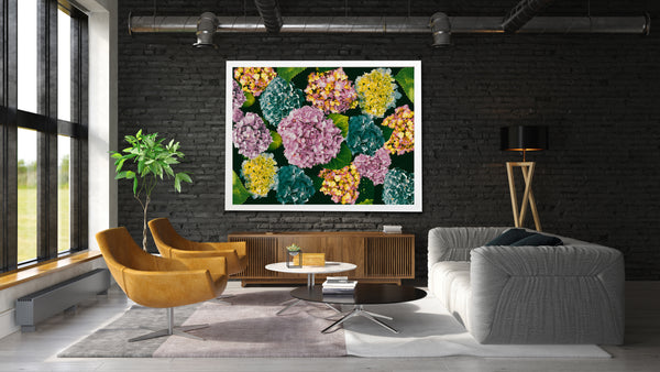 Alexa’s Hydrangeas Photomontage REMIX - 7 Versions