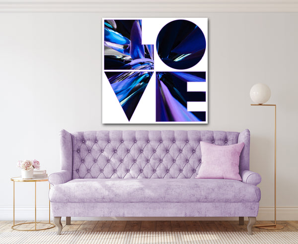 Ode to Robert Indiana: "Love" Purple Haze