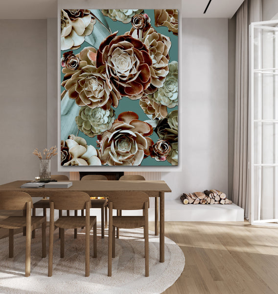 Santa Monica Succulents Photomontage- 4 Versions