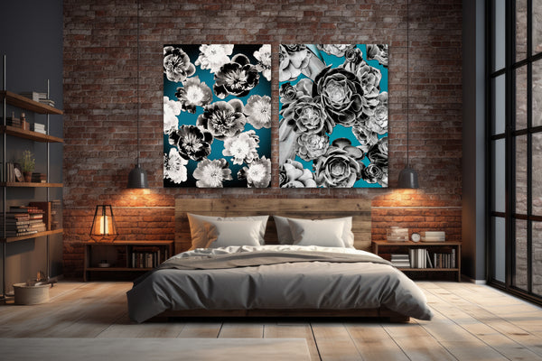 Santa Monica Succulents Photomontage- 4 Versions