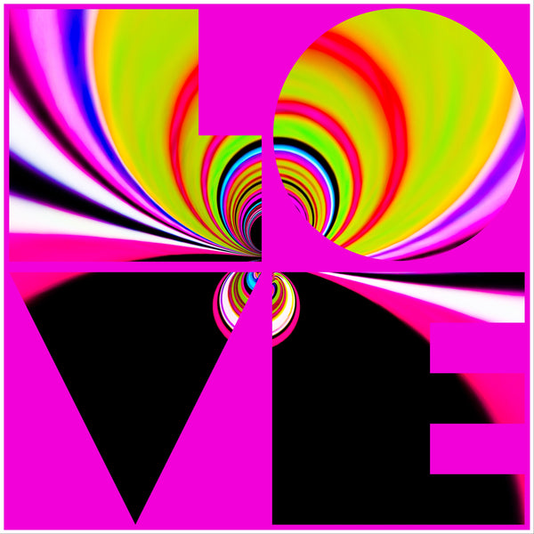 Ode to Robert Indiana: Love POP Neon - 3 Versions
