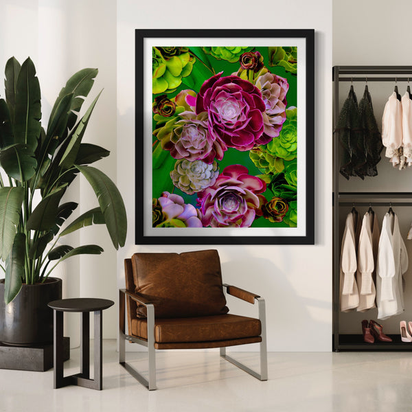 Santa Monica Succulents Photomontage- 4 Versions