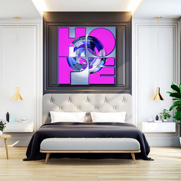 Ode to Robert Indiana: Hope Versions 1-2-3