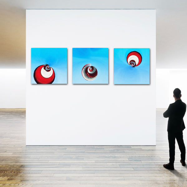 U.S. Blues No. 1-2-3: Metal Prints