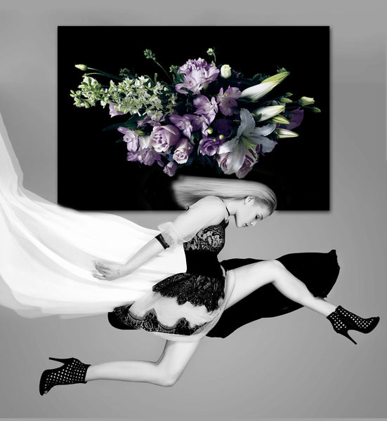 Bouquet 91 Night: Framed