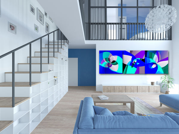 Wide Open Skies Trio Blue