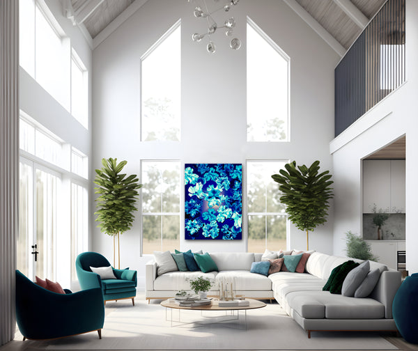 FB's Irises Photomontage Blue Story - 5 Versions