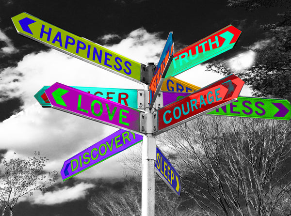 Love + Courage Black + White + Color