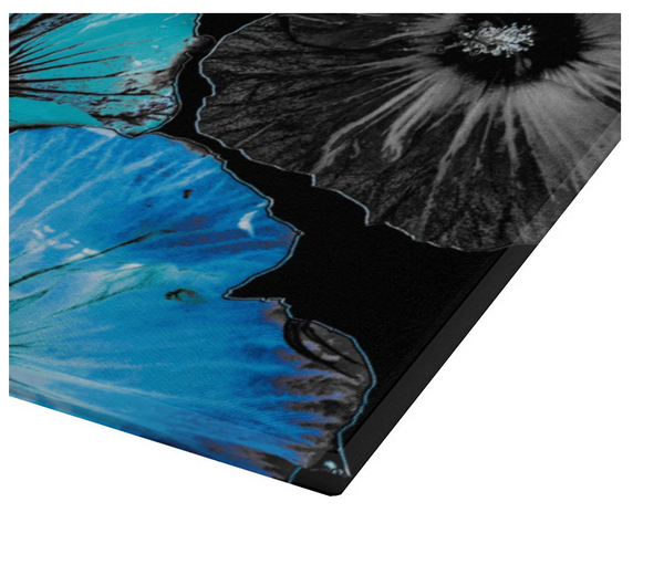 "FB's Hibiscus" Glass Cutting Board