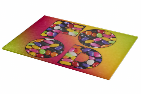 "Food" Glass Cutting Board