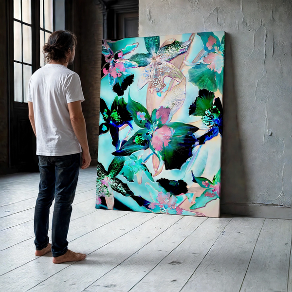 "The Florals" Black Opal Composites Nos. 1-2-3-4