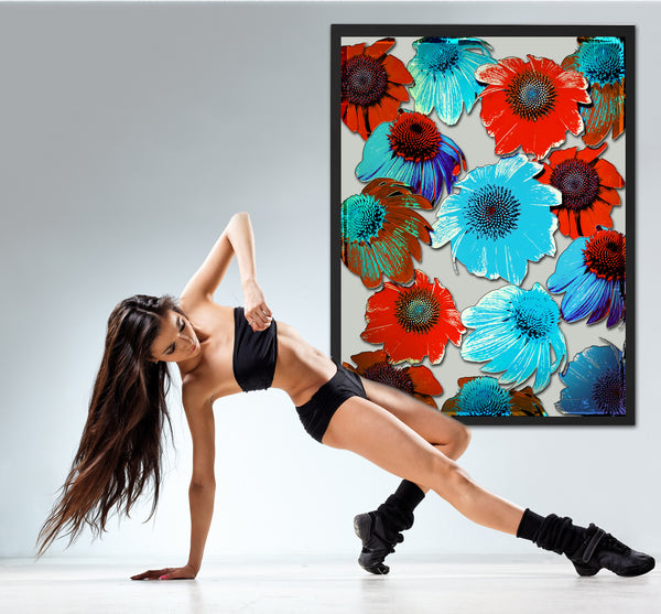 FB's Coneflowers Photomontage - 5 versions