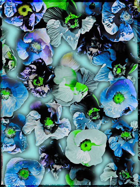 "The Florals" Black Opal Composites Nos. 1-2-3