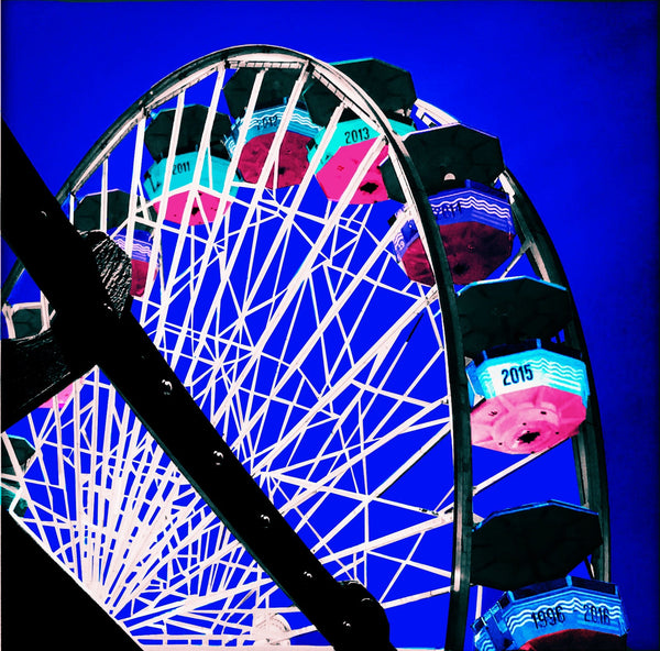The Sky's the Limit Ferris Wheel No. 1 - Metal Print