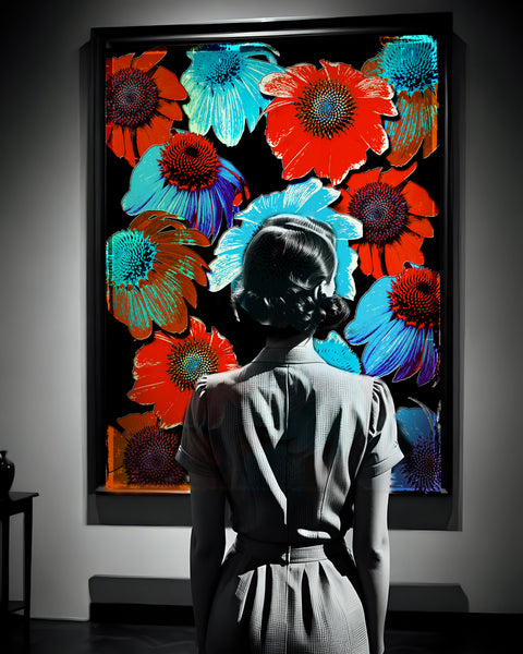 FB's Coneflowers Photomontage - 5 versions