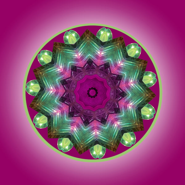 "Glow On" Mandalas 1-2-3