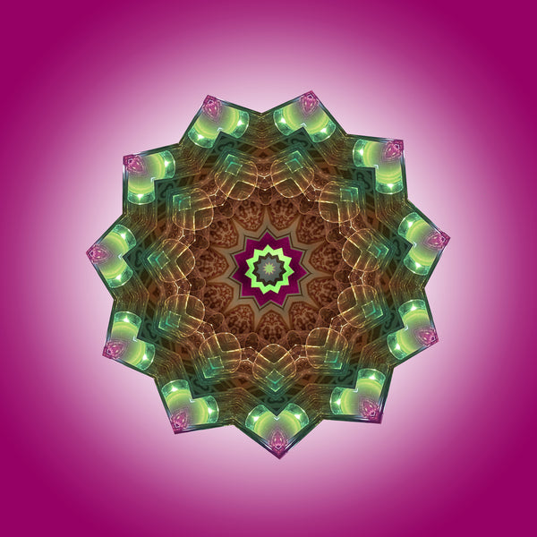 "Glow On" Mandalas 1-2-3