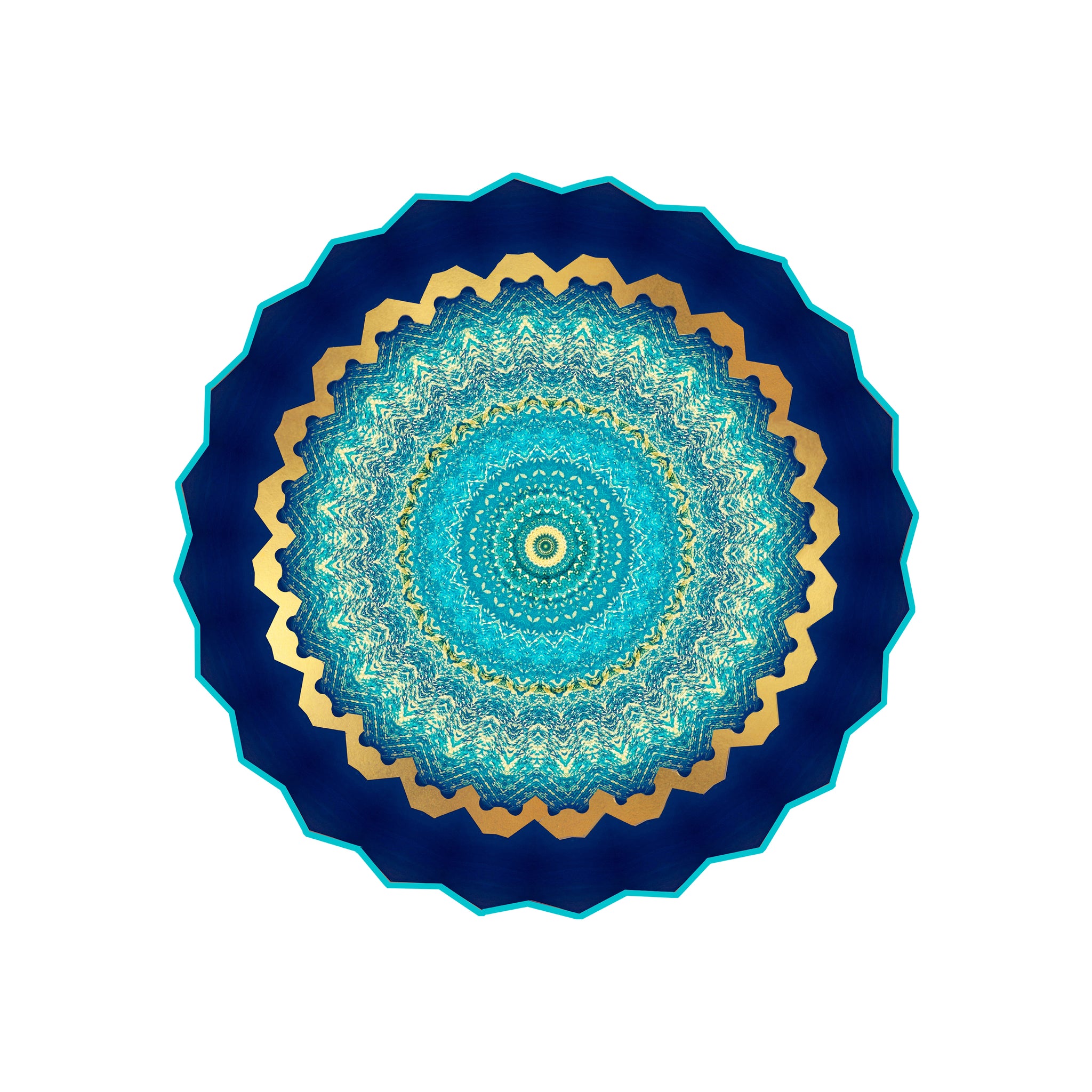 Golden Touch Mandalas Nos. 1-2-3