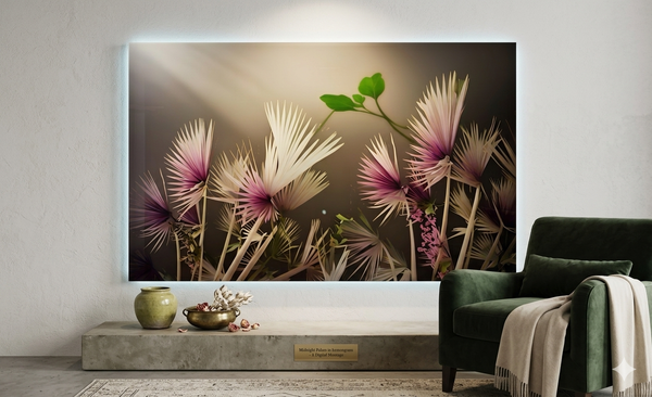 Midnight Palms in Lemongrass