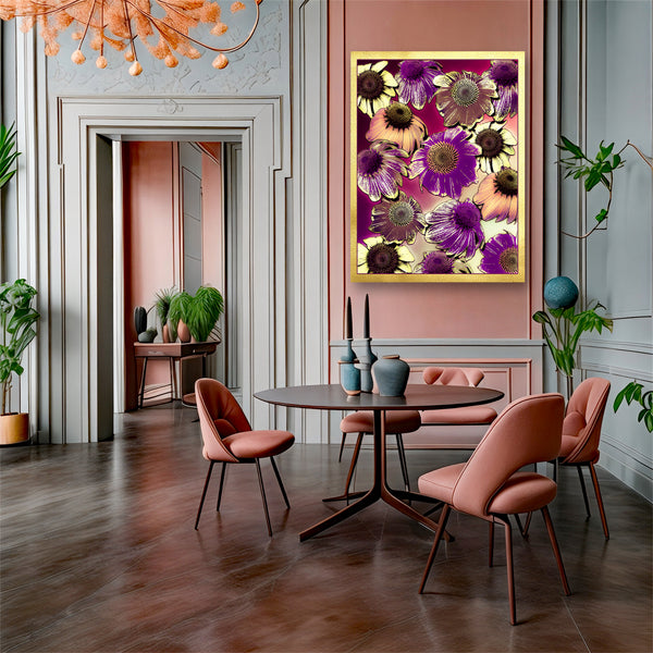 FB's Coneflowers Photomontage - 5 versions