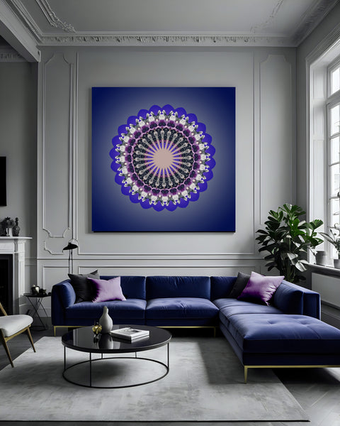 Purple Haze Mandalas 1-2-3-4
