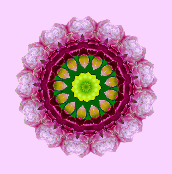 Rosy Outlook Mandalas 1-2-3