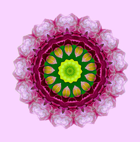 Rosy Outlook Mandalas 1-2-3