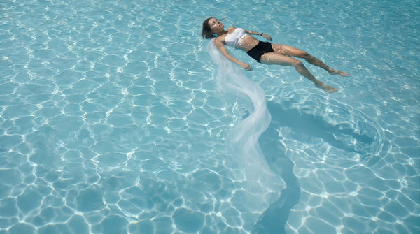 Weightless Triptych | Crimson - Pearl - Lagoon