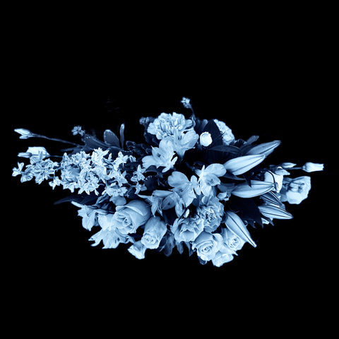 Bouquet 91 Cornflower Blue: Framed